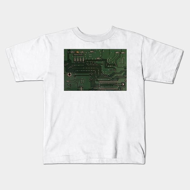 Digital Highways Of Sound - 1 - The Macro Isolation Series Kids T-Shirt by PrinceJohn